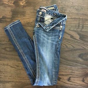 Express rerock skinny jeans